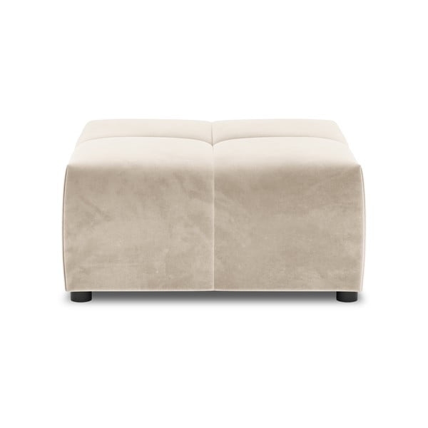 Bēšs samta dīvāna modulis Rome Velvet – Cosmopolitan Design -image-2