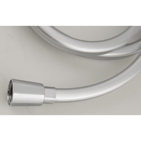 Sudraba krāsas plastmasas dušas šļūtene Quadroflex – Sapho-image-1