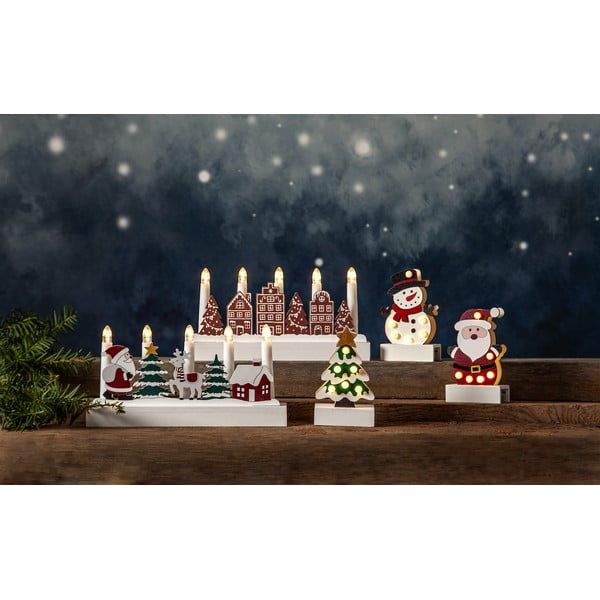 Balts gaismas dekors ar Ziemassvētku motīvu Freddy – Star Trading-image-4