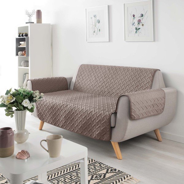 Brūns aizsargājošs pārvalks dīvānam 4 sēdvietām Lounge – douceur d'intérieur-image-2