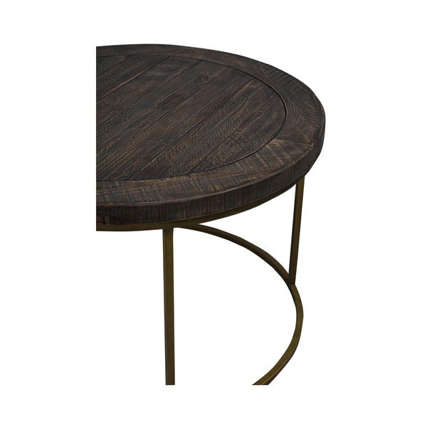Brūns koka kafijas galdiņš Rowico Dalton-image-1