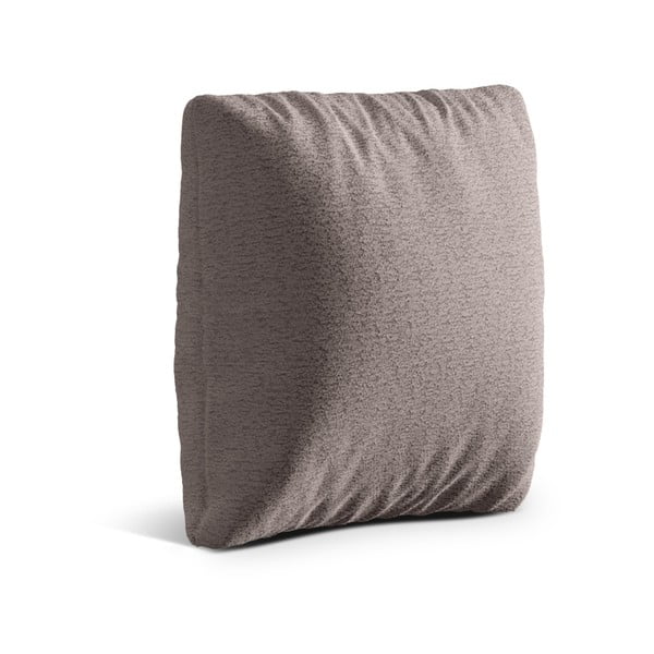 Pelēkbēšs dīvāna spilvens no buklē auduma Kemi – Cosmopolitan Design-image-1