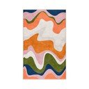 Oranžs mazgājams paklājs 60x100 cm Squiggly Orange – Mila Home