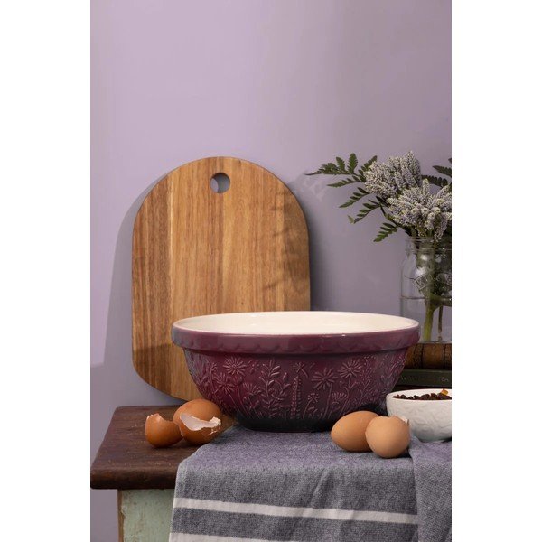 Tumši violeta keramikas bļoda ø 26 cm In The Meadow – Mason Cash-image-1