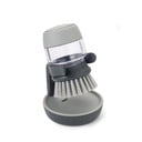 Pelēka birste ar dozatoru un statīvu Joseph Joseph Joseph Palm Scrub