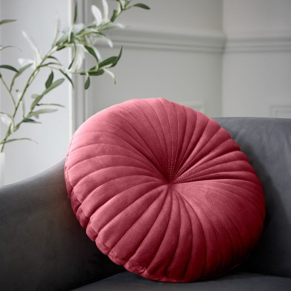 Samta dekoratīvais spilvens ø 40 cm Round Soft Touch – Catherine Lansfield-image-1
