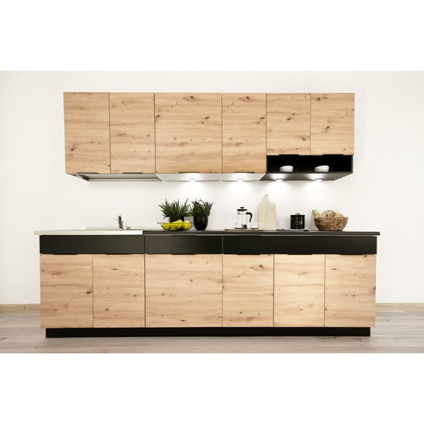 I veida virtuves iekārta bez darba virsmas (ar iekļautu montāžu) 260 cm Kian – STOLKAR-image-1