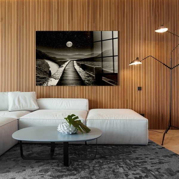 Stikla glezna 120x80 cm Moon path - Styler-image-2