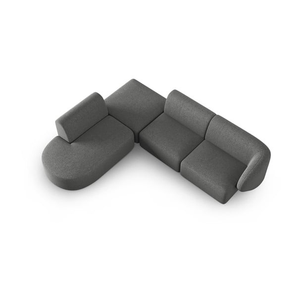 Pelēks stūra dīvāns (ar kreiso stūri) Shane – Micadoni Home-image-2