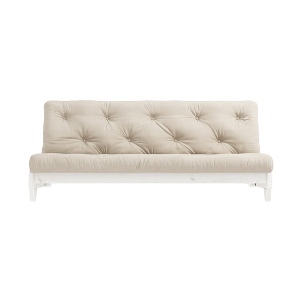 Izvelkamais dīvāns Karup Design Fresh White/Beige