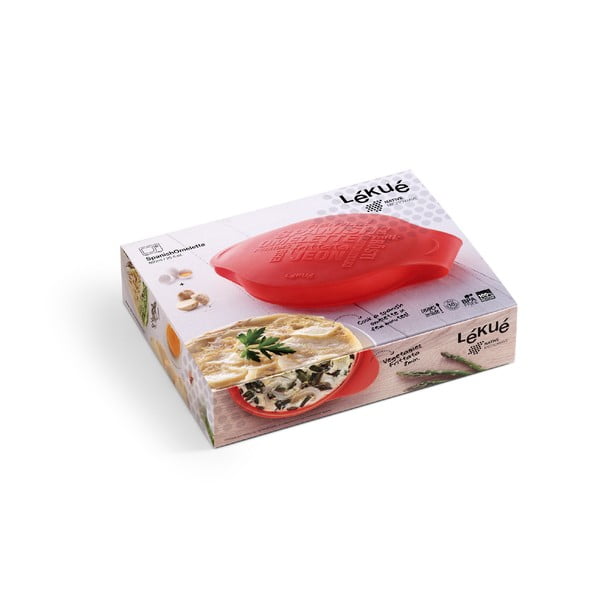 Sarkana silikona omletes forma Lékué Spanish-image-1