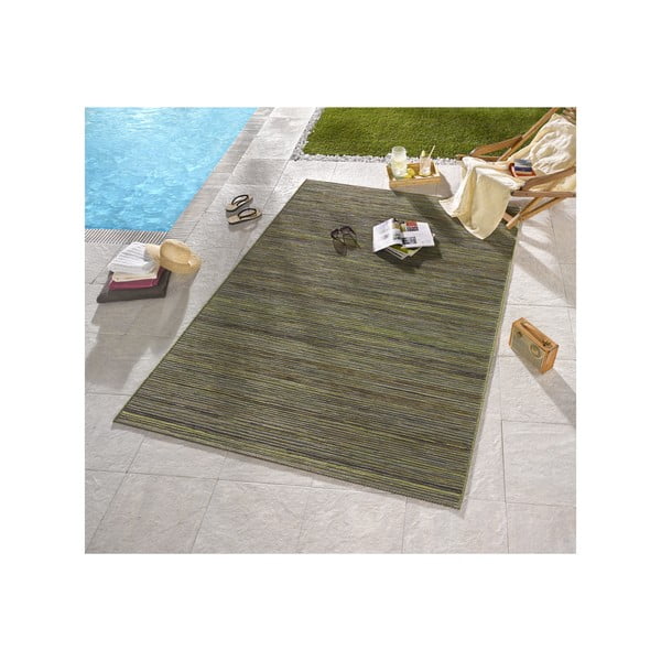 Paklājs piemērots izmantošanai ārpus telpām Lotus 160x230 cm, zaļš-image-3