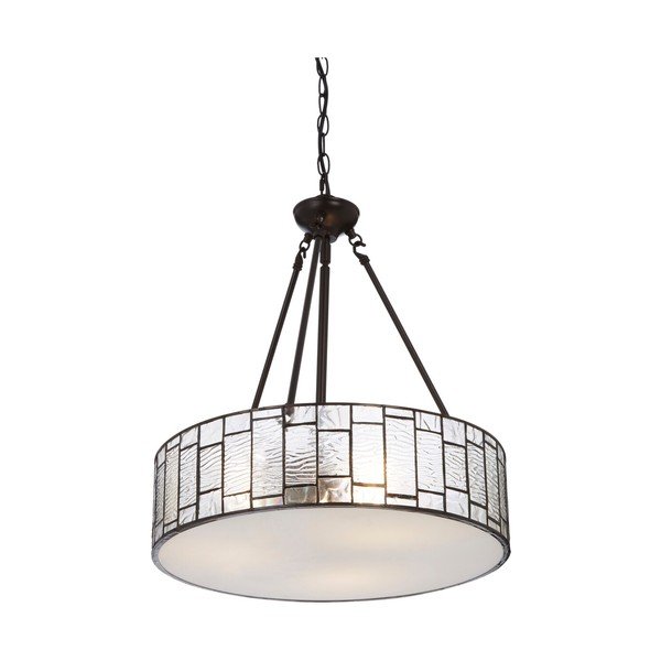 Metāla piekaramā lampa ar stikla abažūru ø 46 cm Waldorf – Premier Housewares-image-3
