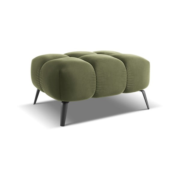 Zaļš samta kāju soliņš Nalu – Makamii-image-2