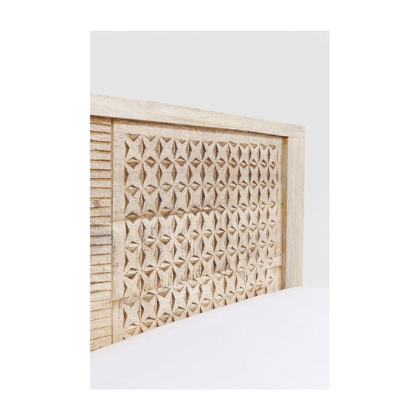 Ar rokām grieztā mango koka gulta Kare Design Puro, 180 x 200 cm-image-3