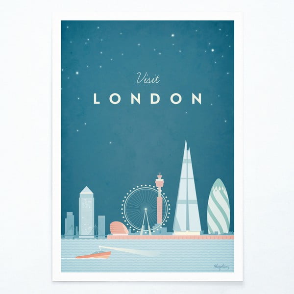 Plakāts Travelposter London, 50 x 70 cm