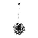 Matēti melna piekaramā lampa Discalgo – Trio