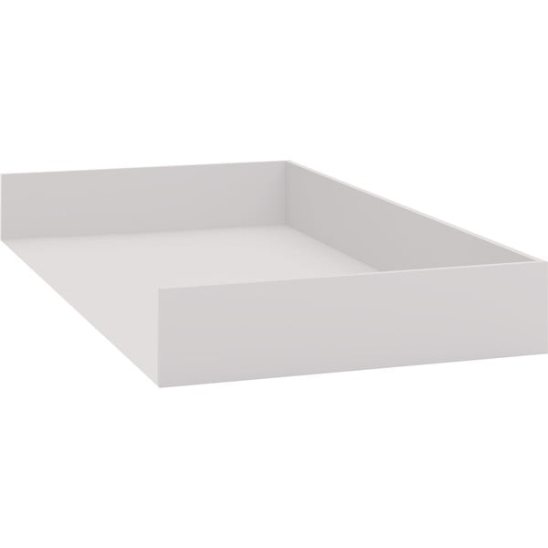 Balta papildu atvilktne zem vienvietīgas gultas Vox Evolve