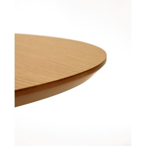 Dabīga toņa izvelkams ēdamgalds ar ozolkoka imitāciju 90x140 cm Oqui – Kave Home-image-4