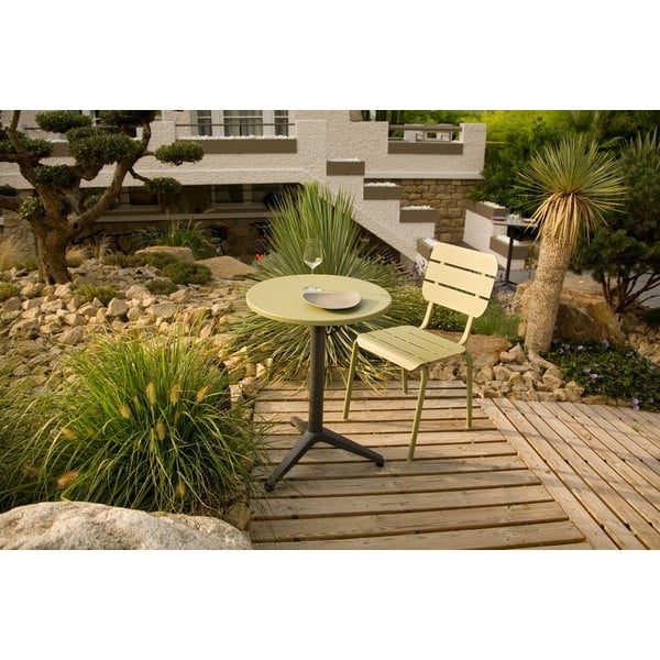 Zaļi metāla dārza krēsli (4 gab.) Alicante – Ezeis-image-1