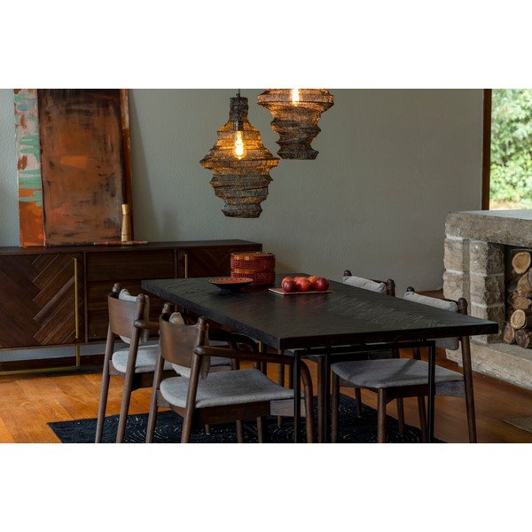 Ēdamgalds ar akācijas koka imitāciju 90x180 cm Class – Dutchbone-image-4