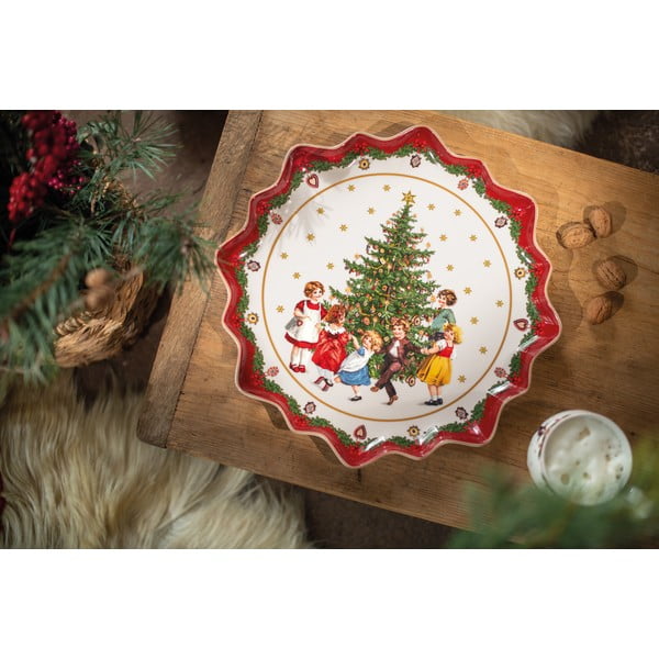 Porcelāna šķīvis ar Ziemassvētku motīvu Villeroy & Boch, ø 39 cm-image-3