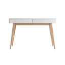 Bērnu rakstāmgalds ar baltu galda virsmu 60x120 cm Swing – Pinio