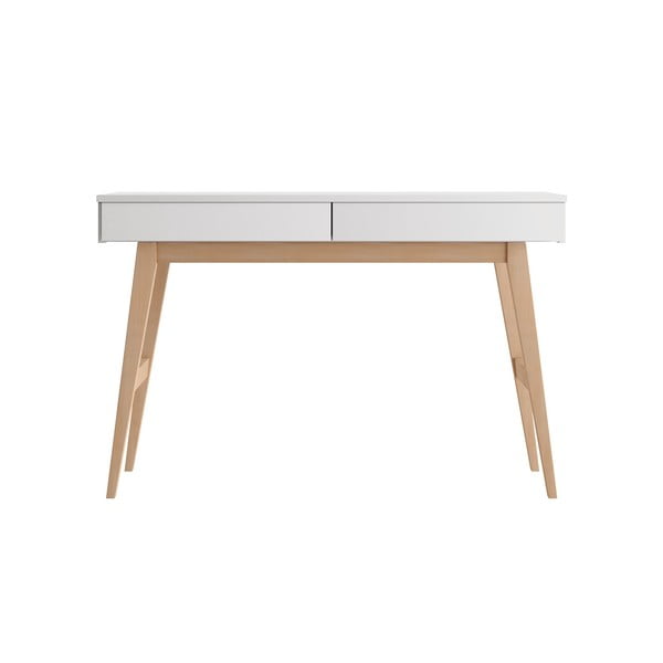 Bērnu rakstāmgalds ar baltu galda virsmu 60x120 cm Swing – Pinio