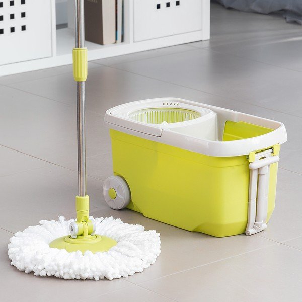 Dzeltens rotējošās mopes un spaiņa komplekts InnovaGoods-image-1