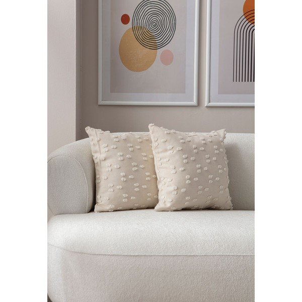 Spilvendrānas (2 gab.) 43x43 cm Tuffet – Mioli Decor-image-1