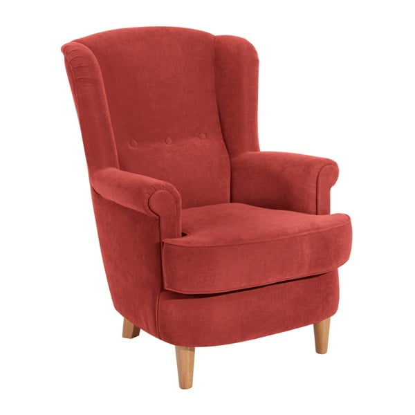 Terakotas sarkanais krēsls Max Winzer Kendra Velor