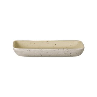 Bēšs keramikas servēšanas trauks Blomus Sablo, 9,5 x 6,5 cm