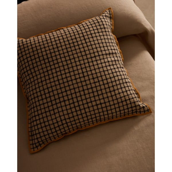 Spilvendrāna no lina maisījuma 45x45 cm Airi – Kave Home-image-1