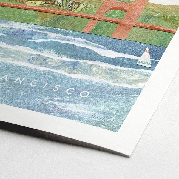 Plakāts Travelposter San Francisco II, 30 x 40 cm-image-1