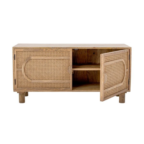 Dabīga toņa mango masīvkoka zema kumode 90x54 cm Pablo – Bloomingville-image-4