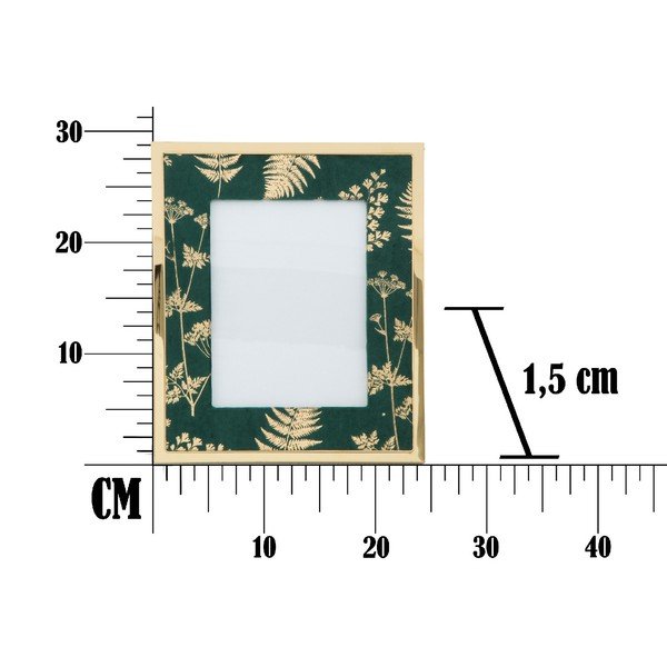 Zaļš ar zeltu galda fotorāmis Mauro Ferretti Glam, 15 x 20 cm-image-2