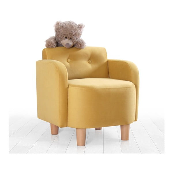 Dzeltens bērnu atpūtas krēsls Volie – Artie