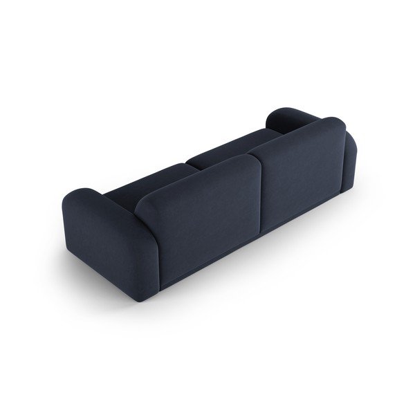 Tumši zils samta dīvāns 242 cm Erin – Micadoni Home-image-4