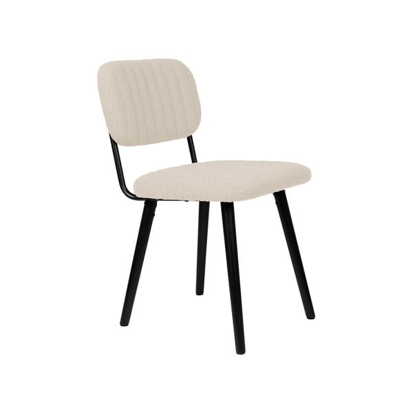 Krēmkrāsas pusdienu krēsls Jake – White Label