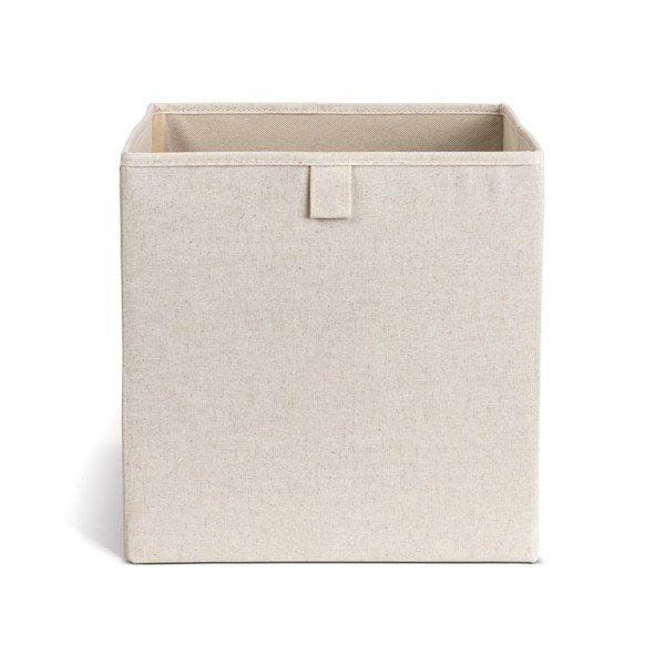Bēša tekstila uzglabāšanas kaste 32x31,5x31,5 cm Soft Storage Cube – Bigso