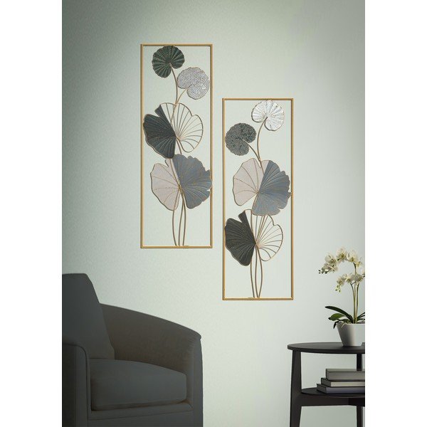 Metāla piekaramais dekors Mauro Ferretti Lotus B, 31 x 89,5 cm-image-1