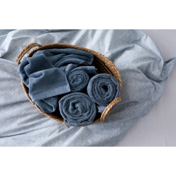 Zils frotē kokvilnas dvielis Södahl China, 140 x 70 cm-image-1