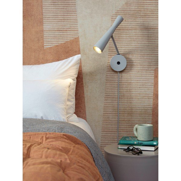 Pelēka sienas lampa ø 6 cm Bordeaux – it's about RoMi-image-1