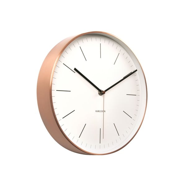 Balts pulkstenis Present Time Minimāls-image-2