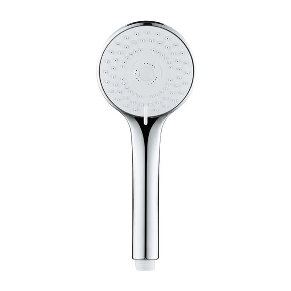 Sudraba krāsas plastmasas dušas galva ø 9,5 cm Uno – Allstar