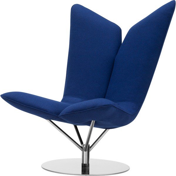 Tumši zils grozāms krēsls Softline Angel-image-3