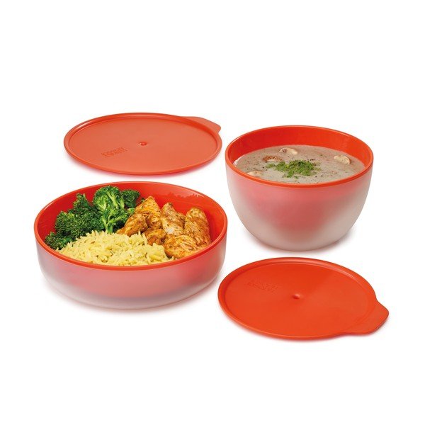 Joseph Joseph M-Cuisine divsienu mikroviļņu krāsnī pagatavojama bļoda, 16,5 cm-image-2