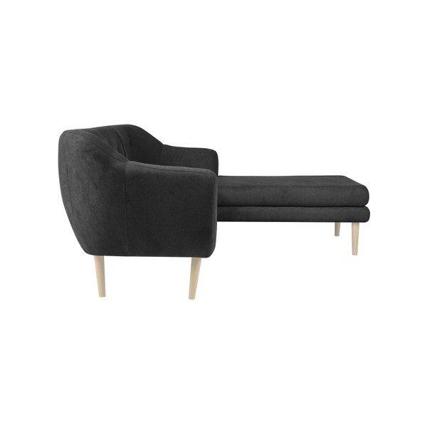 Tumši pelēks trīsvietīgs dīvāns ar labo stūri Mazzini Sofas Sicile-image-1