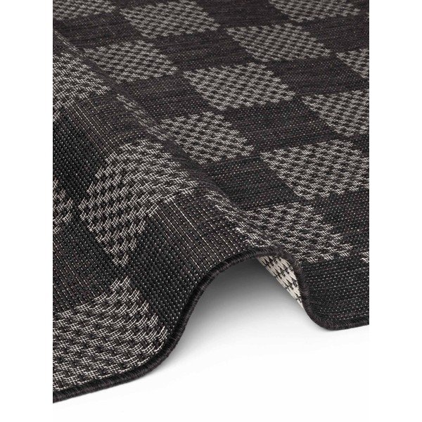 Melns/krēmkrāsas iekštelpu un āra paklājs 120x170 cm Haringey Dorothy – Ted Baker-image-4