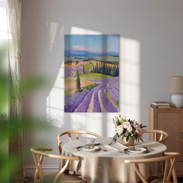 Glezna 70x100 cm Purple Fields – Styler-image-1